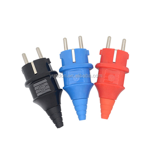 Pour YUADON YD-002P 16A 250V AC étanche IP44 prises de courant électrique prises EU Franch/Schuko 2 broches mise à la terre métal industriel fo - Product Image 5