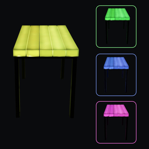 16 colores Cambio de jardín al aire libre de la Decoración LED mesa de luz por control remoto - Product Image 3