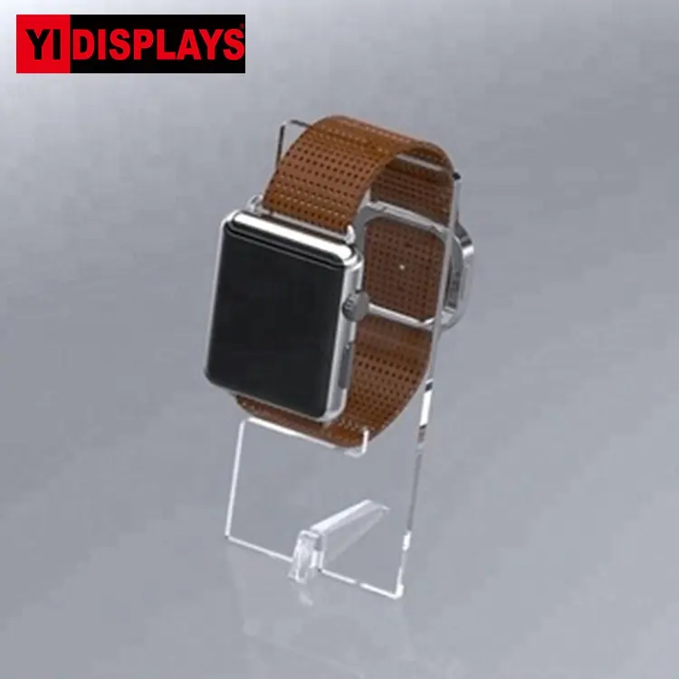 Kustom Akrilik Bening Apple Watch Tali Display Stand Pemegang Rak Nampan Menampilkan Kasus