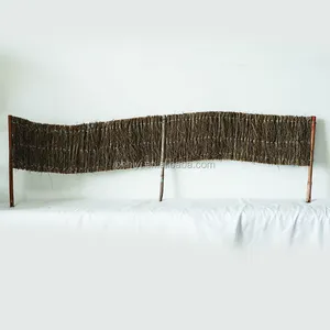 Eco Friendly Hand Made Garden Brushwood Edging Screens Lawn Edge Fence Landscape Edging Fencing