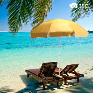 Paraguas de playa para exteriores, sombrilla a prueba de viento, color amarillo, nuevo diseño, 2022 - Product Image 2