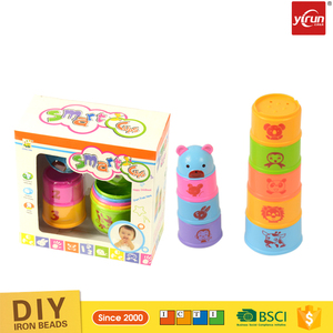 2018 tendencia productos educativo divertido juguete <span class=keywords><strong>de</strong></span> plástico bebé pila <span class=keywords><strong>de</strong></span> velocidad barato vasos <span class=keywords><strong>de</strong></span> plástico - Product Image 2