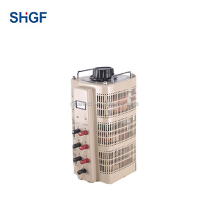 Régulateur <span class=keywords><strong>de</strong></span> <span class=keywords><strong>tension</strong></span> automatique triphasé AC industriel TSGC2-3KVA à enroulement en cuivre, 4 ampères, entrée 380V, 50/60Hz - Product Image 2
