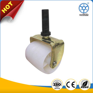 2 pulgadas 50mm vástago roscado <span class=keywords><strong>nido</strong></span> giratoria <span class=keywords><strong>cama</strong></span> de plástico <span class=keywords><strong>ruedas</strong></span> - Product Image 2
