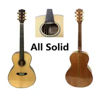 38インチオールソリッドアコースティックハンドメイドギター中国製