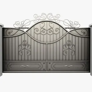 Puerta decorativa automática para exteriores, fabricante