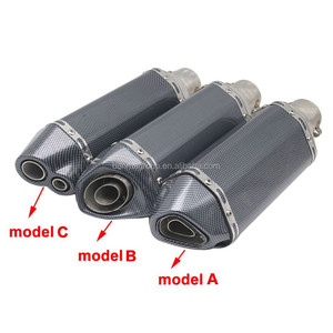Silencieux d'échappement de course, 51mm, modification, pour quad, Dirt Bike, FZ6, CBR250, CB600, MT07 - Product Image 2