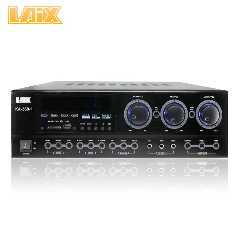 Laix Lx-360-1 Hi-End Best Karaoke Audio Transformer Power Dual Amplifiers Concerts Stabilizers PCB Home Use Amplifier