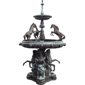 Statue de cheval en bronze, décoration de jardin d'<span class=keywords><strong>eau</strong></span>, <span class=keywords><strong>fontaine</strong></span> d'<span class=keywords><strong>eau</strong></span> - Product Image 4