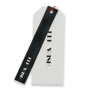 Oem logo customized fashion different types hang tags for garment socks