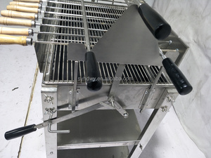 Ajustable Chipre leña kabob BBQ Chicken Grill auto <span class=keywords><strong>asador</strong></span> automático para la <span class=keywords><strong>venta</strong></span> - Product Image 6