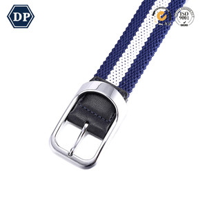 Ceintures en tissu 3521 pour hommes avec sangle en <span class=keywords><strong>corde</strong></span> <span class=keywords><strong>tressée</strong></span> pour <span class=keywords><strong>homme</strong></span>, <span class=keywords><strong>ceinture</strong></span> en cuir tissée élastique pour pantalon, boucle en alliage - Product Image 5