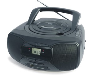 Portable <b>CD</b> <b>Players</b> Boombox <b>with</b> AM/FM <b>Radio</b> USB & SD Playback - Product Image 1