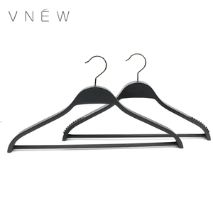 <span class=keywords><strong>Zara</strong></span> Style Flat Hogar Ahorro de espacio Camisa negra Abrigo Percha de plástico para ropa - Product Image 5