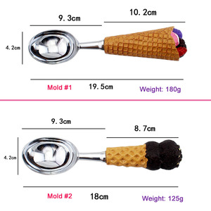 Herramientas para <span class=keywords><strong>Helados</strong></span> con Forma Personalizable, Cuchara para <span class=keywords><strong>Helados</strong></span> de Aleación de Zinc con Mango de Resina, Cuchara para <span class=keywords><strong>Helados</strong></span> de Alta Calidad - Product Image 4