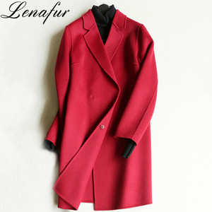 2018 New Fashion Double-sided Mongolian Cashmere Cappotto di Pelliccia. - Product Image 3