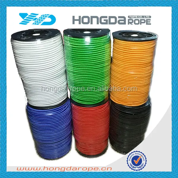 Bungee cordón elástico, cuerda elástica de goma 10mm, cuerda elástica 8 mm en carrete de plástico