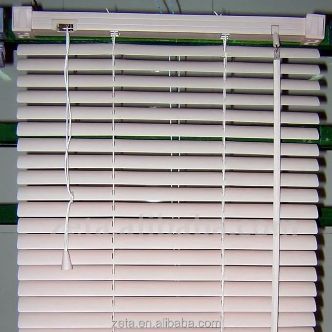 Heißer verkauf bleifreien 25mm PVC Jalousien für sonnenschutz