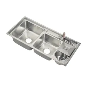 Grigio lavastoviglie in acciaio inox piccolo di plastica facile da cleaner cucina doppia intestinale lavello