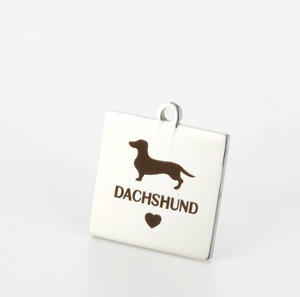 पशु Dachshund जर्मन शेफर्ड गोल्डन कुत्ता स्टेनलेस स्टील पालतू कुत्ता कुत्ता चाबी का गुच्छा उपहार - Product Image 1