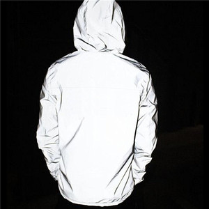 Custom 3 Meter <strong>Reflective</strong> Safety <strong>Jacket</strong> Men Super Bright Big Size Rain <strong>Jacket</strong> Coat High Visibility <strong>Running</strong> Biking Outerwear - Product Image 3