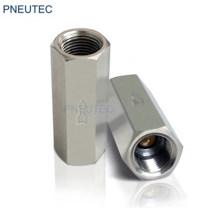 Cổ phiếu Kam/CV loạt không khí mùa xuân nạp vít G1/4 ren Unidirectional dừng loại một cách không trở lại khí nén kiểm tra van - Product Image 1