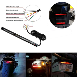 Luce LED Integrata 48 LED Universale per Segnali di <span class=keywords><strong>Stop</strong></span>, Freno e Direzione Anteriori e Posteriori per Motociclette - Product Image 2
