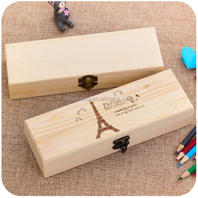 아이 맞춤 나무 연필 상자 디자인