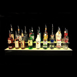 Factory Wholesale New Products Acrylic Custom Wine Display Liquor Cabinets Acrylic Bottle Led Lighted <strong>Bar</strong> <strong>Shelves</strong> - Product Image 5