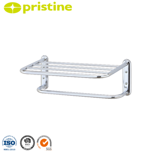 Modern <b>Corner</b> Furniture Rack for Bath <b>Storage</b> Dual Tier Chrome Finish 5 lb Capacity Household Hotels Shopee Sale Manufacturer's - Product Image 1