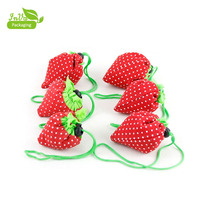 Fabriek bieden eco fruit vormige herbruikbare opvouwbare tas