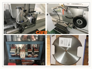 Aleación de <span class=keywords><strong>aluminio</strong></span> sección <span class=keywords><strong>tronzadora</strong></span> de dos cabezas máquina de fábrica - Product Image 6