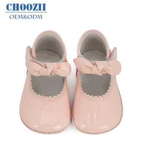 CHOOZII morbida pelle verniciata colore <span class=keywords><strong>rosa</strong></span> cute girls baby mary jane shoes - Product Image 2
