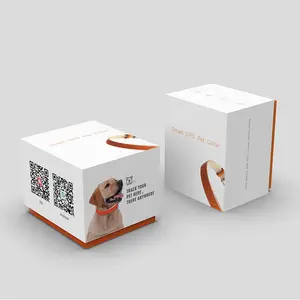 Спутниковый gps-трекер в режиме реального времени, EV-202 ошейник для собак с упаковочной коробкой на заказ