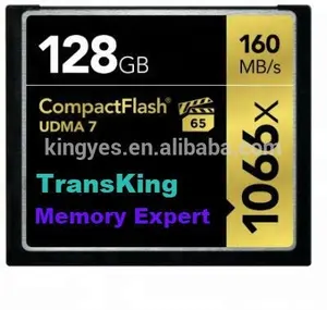 128 GB Original TransKing profesional 1066X160 MB/s UDMA 7 tarjeta Compact Flash CF tarjeta de memoria