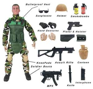Figura di azione militare delle forze speciali da 12 pollici con 30 punti di articolazione 15 armi e accessori in plastica - Product Image 6