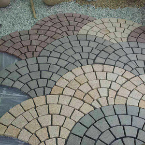 Dalles de pavage en granit jaune HZY-75-T G682, pavés autobloquants pour jardin - Product Image 4