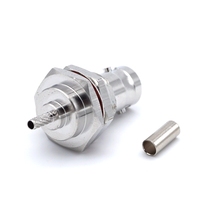 Conector de montaje de mamparo hembra LWMC BNC