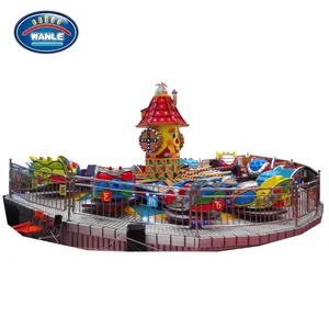 Produits tendances Rotation de luxe Jeu de parc d'attractions Voiture volante Machine à thème rotative pour enfants