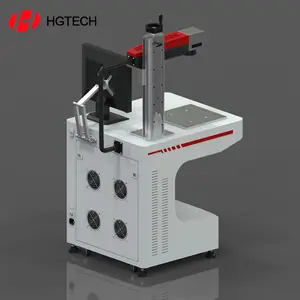 HGTECH uv fibra CO2 ultravioleta Laser Marcação/Inkjet impressão máquina à venda