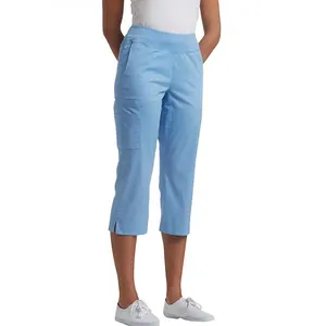 Pantalon de Yoga aérien pour femmes, bande à la taille, Capri, gommage