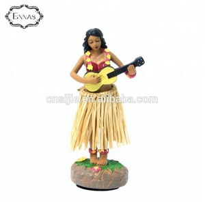 Statue de danse Hula hawaïenne en polyrésine, 21 cm, décoration d'intérieur, féerique - Product Image 3