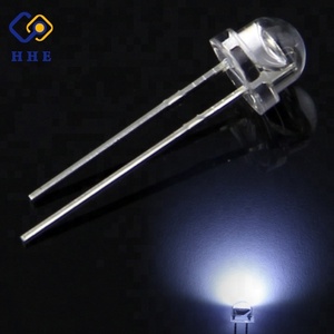 5mm 0.5W strooien hoed witte <span class=keywords><strong>led</strong></span> <span class=keywords><strong>diode</strong></span> voor zaklamp( 28- 30lm)--- RoHS