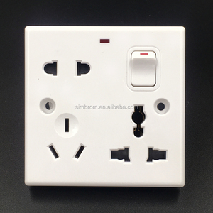 JK chittagong xuất hiện tinh tế tường chuyển đổi cắm ổ cắm tấm Ổ cắm 6 pin ổ cắm - Product Image 5