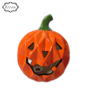 Alta calidad Halloween productos al por mayor grande de cerámica <span class=keywords><strong>calabazas</strong></span> - Product Image 4