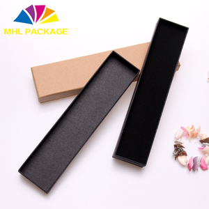 โลโก้ที่กำหนดเองพิมพ์บรรจุกระดาษคราฟท์สีน้ำตาลกล่องแหวนด้วยฟองน้ำ - Product Image 5