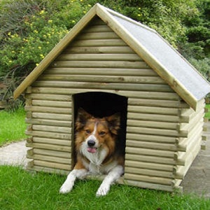 Impermeabile di Alta qualità Eco friendly Bordo Esterno In Legno <span class=keywords><strong>Casa</strong></span> Del Cane - Product Image 2