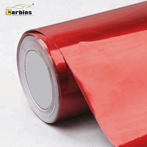 CARBINS-película metálica para coches deportivos, envoltura de vinilo gráfico de flota, color rojo caramelo, Perla metálica, Material de PVC - Product Image 6