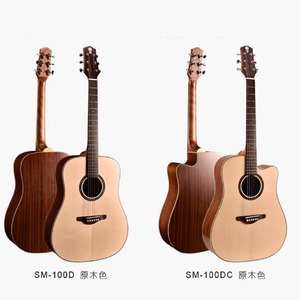 Guitarra acústica de pícea sólida, Dreadnougth Cutaway, 40 pulgadas/41 pulgadas - Product Image 1