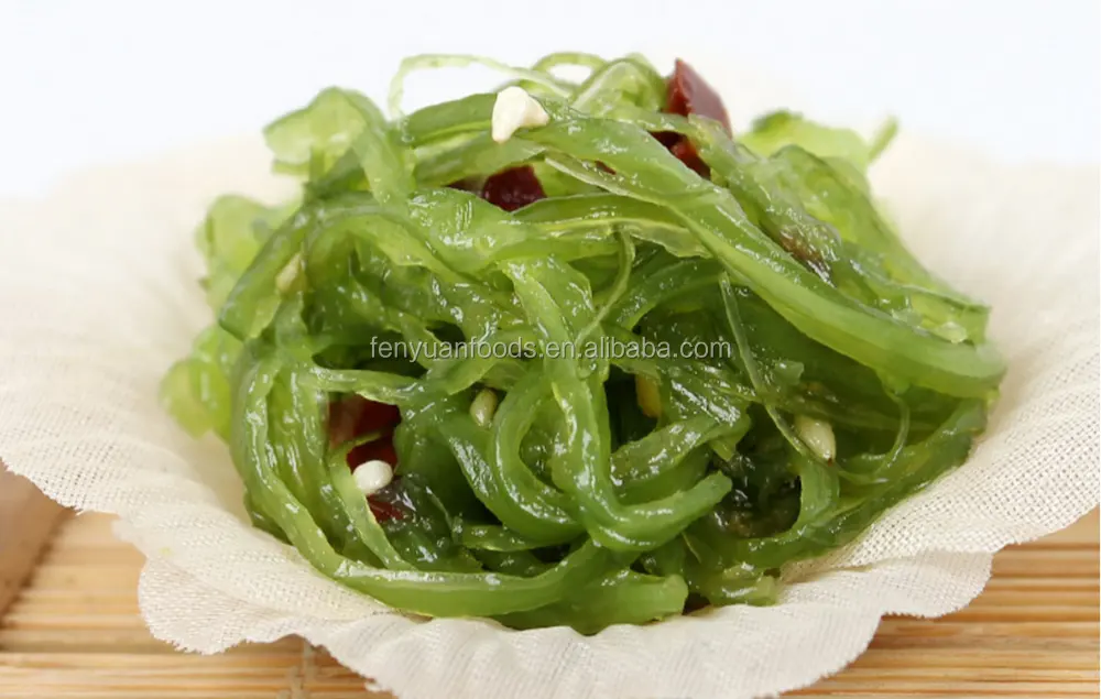 Hiyashi acordar salada de algas marinhas congeladas, congeladas